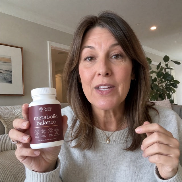 Woman holding Second Spring Metabolic Balance