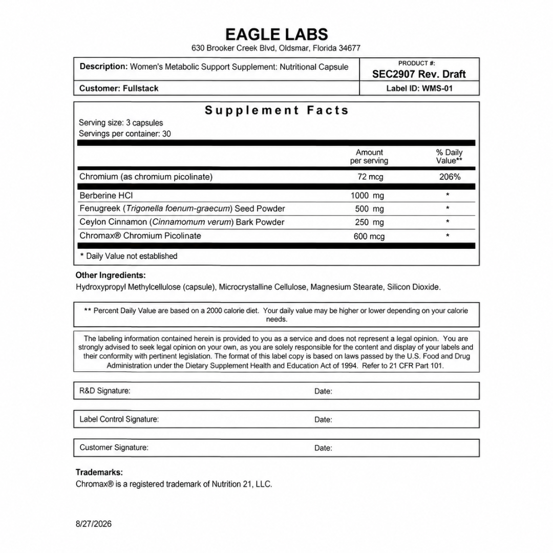 Second Spring® Metabolic Balance Softgels — Second Spring product information 14